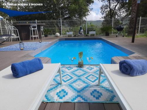 Dosrius Apartment | Spa Ibiza Dosrius - Bungalow con Jacuzzi y Piscina privada