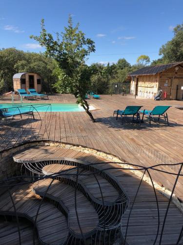 Sauve Cabin | Spa Les Jardins De Chiron Lodges et Tiny House dans le sud