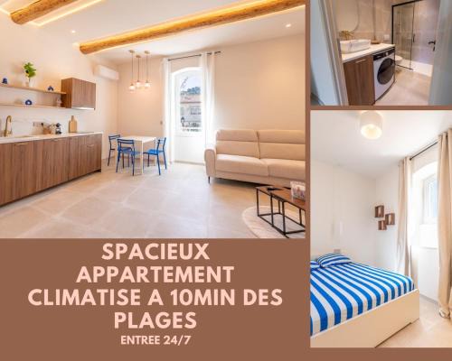 Chateauneuf-les-Martigues Apartment | Spacieux T2 proche plages