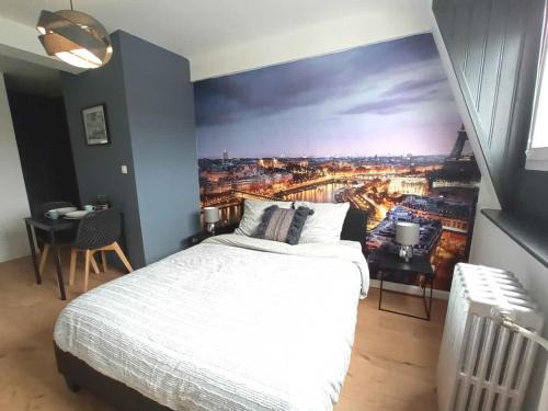 Roubaix Apartment | Spacieux studio avec baignoire wifi gratuit