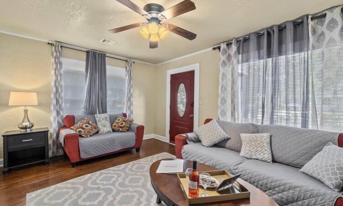 Sunrise Terrace Apartment | Spacious 1 Bedroom Duplex in Tulsa!