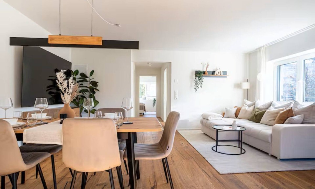Glattbrugg Apartment | Spacious 2BR Apt Near Zurich Airport, Free Parking, River Access, 2 Workspaces
