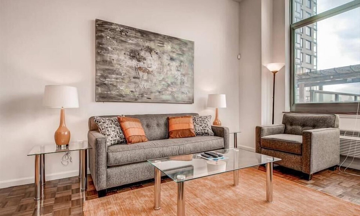 Hudson Exchange Apartment | Spacious 2BR | Full Kitchen | Washer/Dryer | by GLS