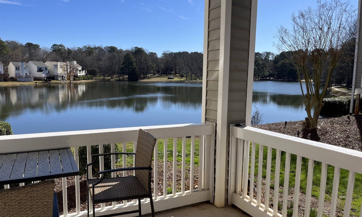 Cary Condo | Spacious 3bdrm lake view condo close to EVERYTHING!