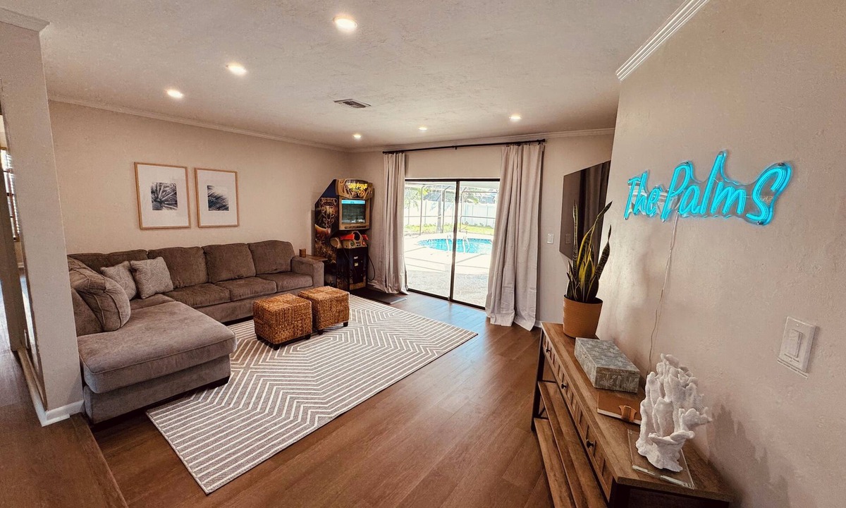 Biggar House | Spacious 4-bedroom house with heated pool great for large groups.