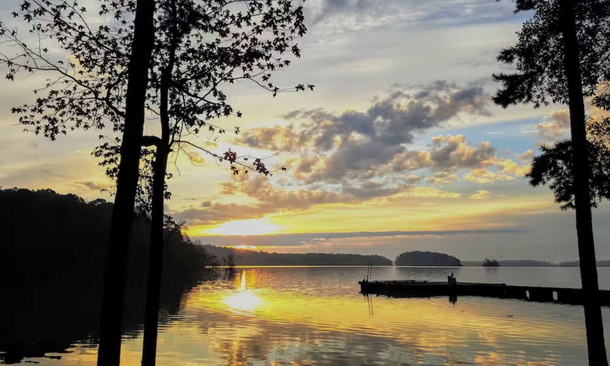 Merifield Acres House | Spacious 4BR wooded lakefront house, with dock, multiple decks & ample parking.