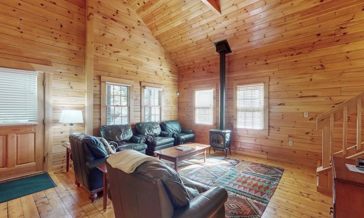 Northport Cabin | Spacious cabin w/full kitchen & fireplace -Enjoy a no WiFi Unplugged Experience