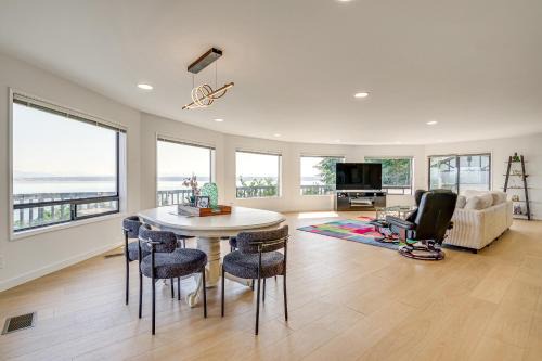 Camano Island House | Spacious Camano Home w/Hot Tub & Water Views!
