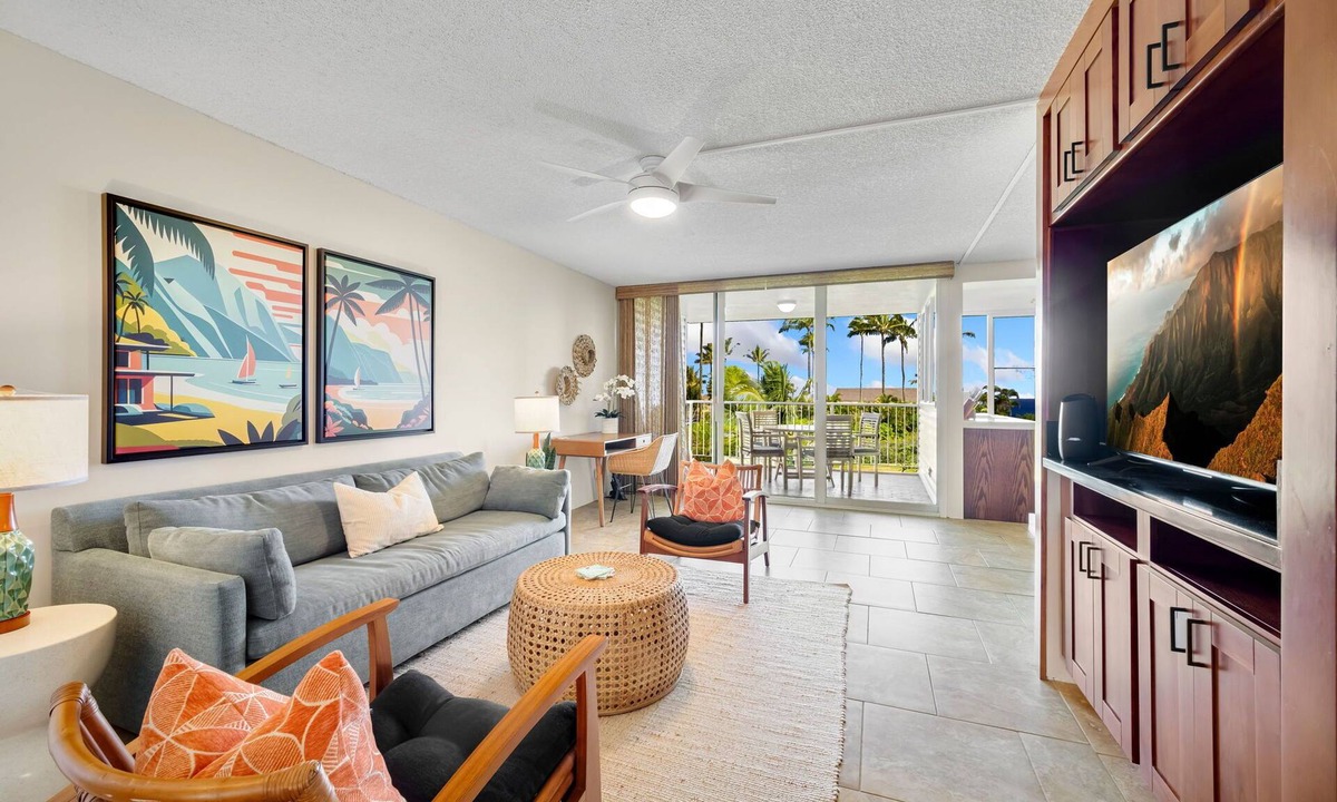 Princeville Condo | Spacious Cliffs Condo with Beach Gear & Ocean View