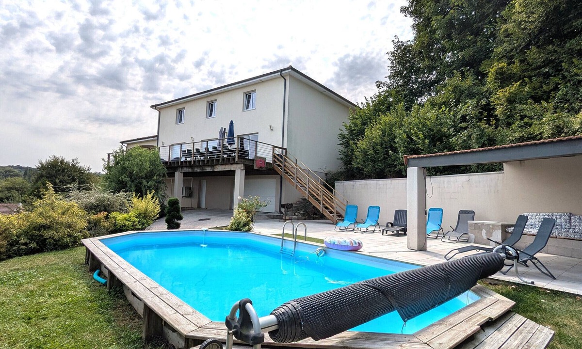 Favieres Cottage | Spacious contemporary house with panoramic terrace and heated pool