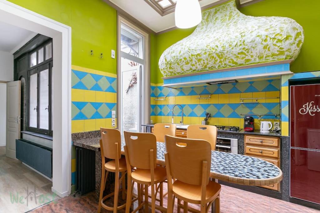 Roubaix Apartment | Spacious house 6 bedrooms 2 bathrooms terraces close metro