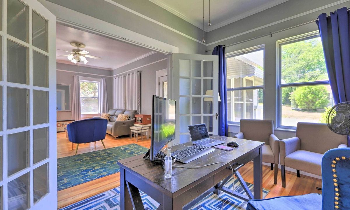 Lanett Cottage | Spacious Lanett Haven w/Sunroom + Large Deck