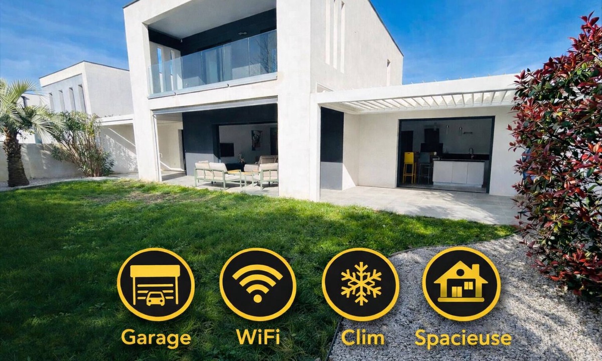 La Grande-Motte Villa | Spacious modern villa - quiet - double garage