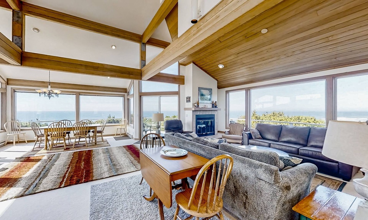 South Beach House | Spacious oceanfront home with free WiFi, and wrap-around deck