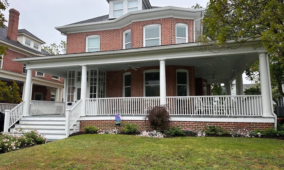 Cape Charles House | Spacious restored 1914 historic home steps from the beach.