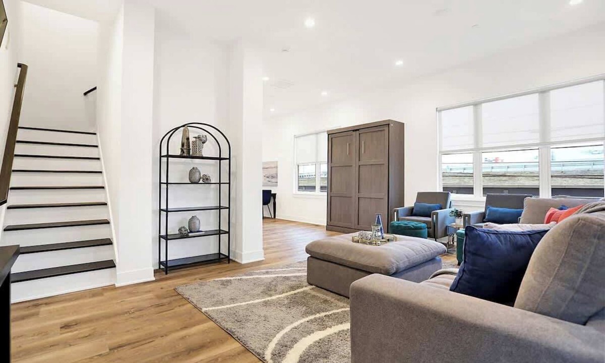 Lockerbie Square Condo | Spacious SoHo-Style Townhome | Steps to Downtown!