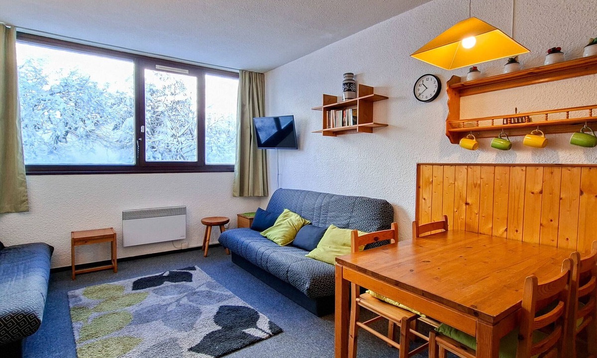 Flaine Apartment | Spacious studio for 4 near the slopes