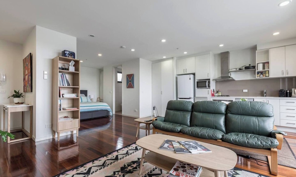 Brunswick Apartment | Spacious Studio with Balcony in Eclectic Brunswick
