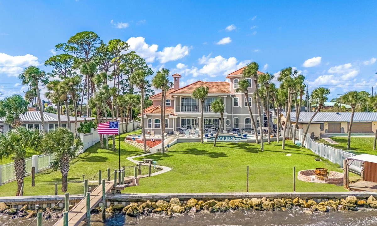 Indian River Residence House | Spacious Waterfront Home - Stunning Rocket Launch View