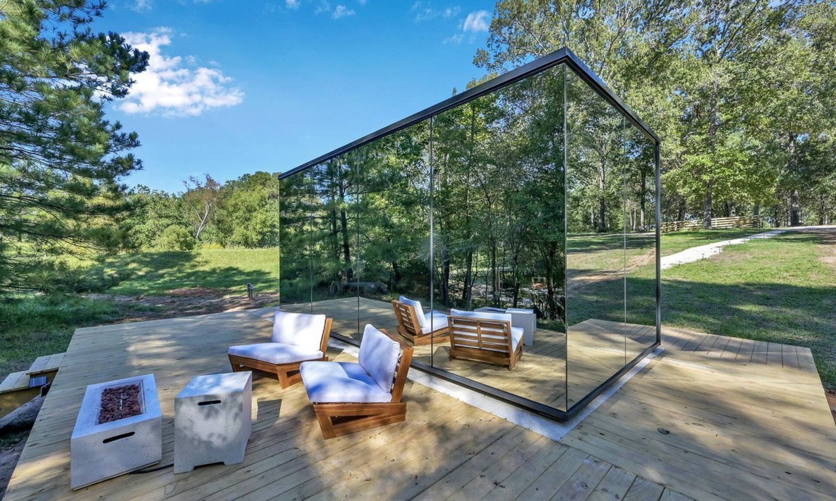 Coldspring House | Spectacular Scenery Awaits: Modern Tiny House with Sauna in Coldspring, TX