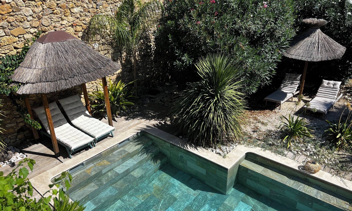 Pouzolles Villa | Splendid villa, "Bali" pool, air conditioning, between sea & mountain rivers