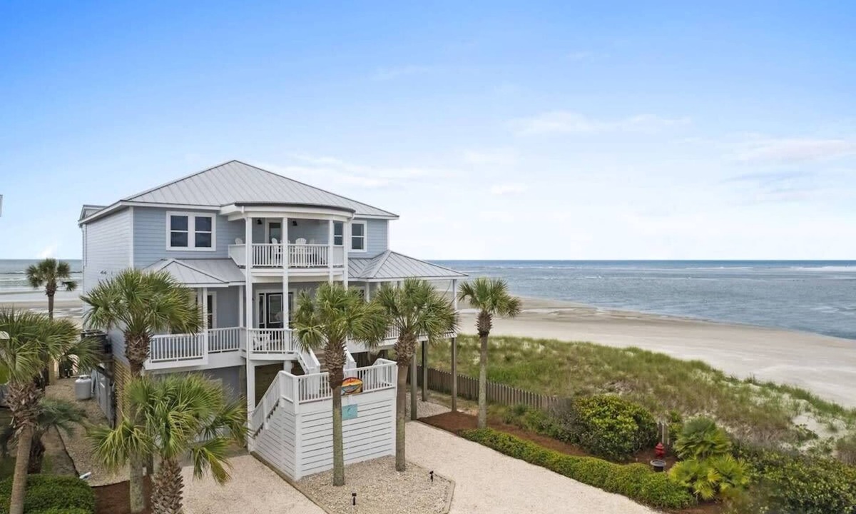 Sunset Beach House | Spring and Fall Available | Oceanfront Home