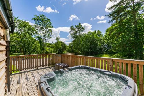 Newton Stewart Ski Chalet | Squirrel Lodge 40 with Hot Tub