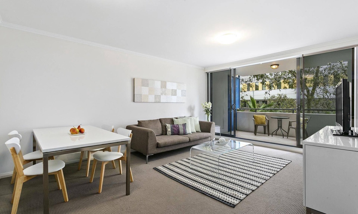 St. Leonards Apartment | St Leonards- HERB8 - Herbert Street - Modern 1BR with Balcony, Parking Pool in St Leonards