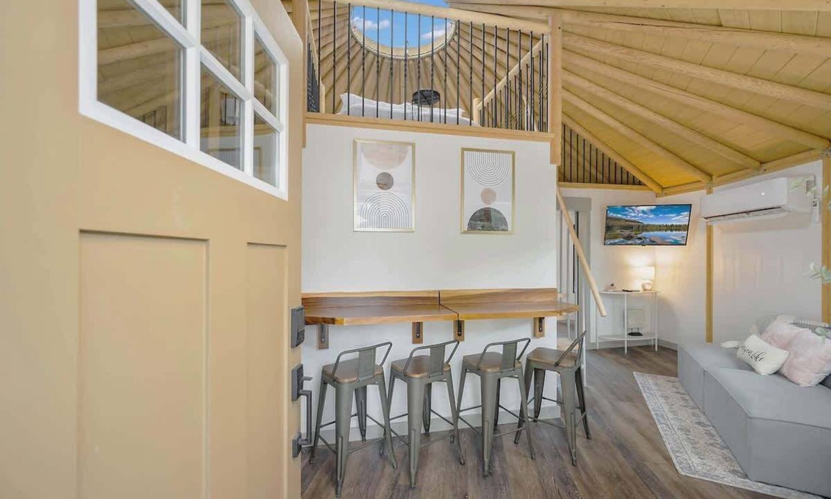 Canyon Lake Cabin | Stargazer Luxe-Yurt with private Hot Tub