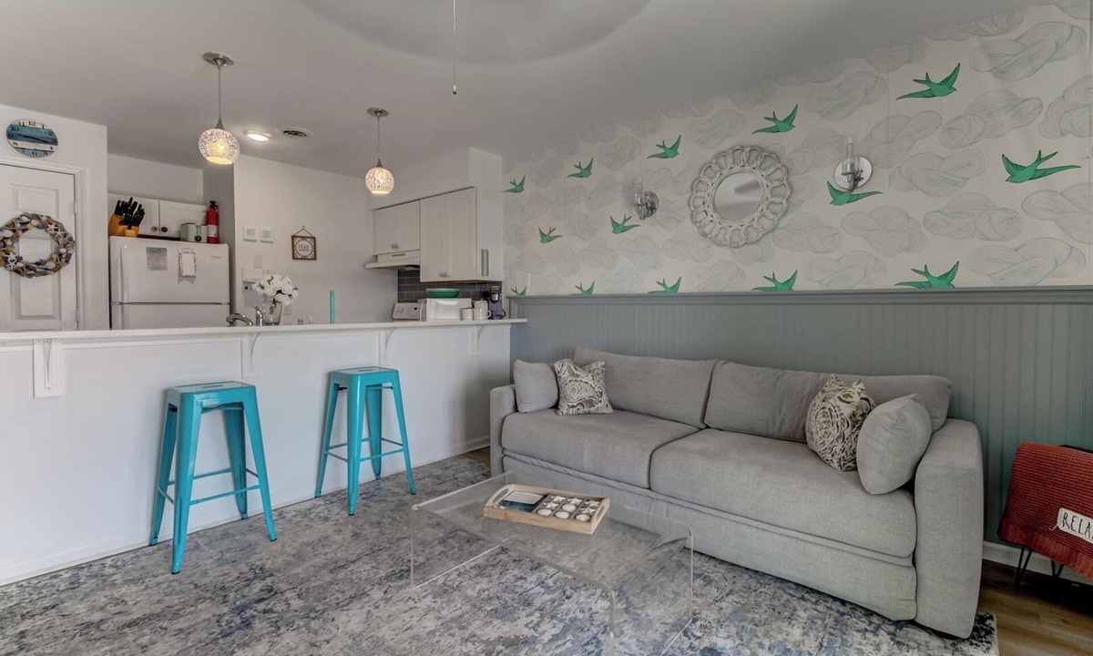 North Carolina Coast Condo | Steps from Carolina Beach, Pool, Sleeps 5!