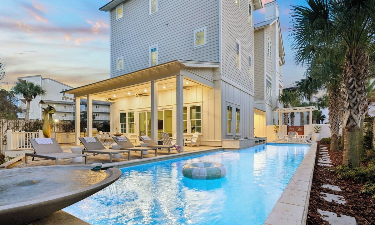 Seacrest House | Steps From The Beach! Private Pool! Gulf Views! LSV!