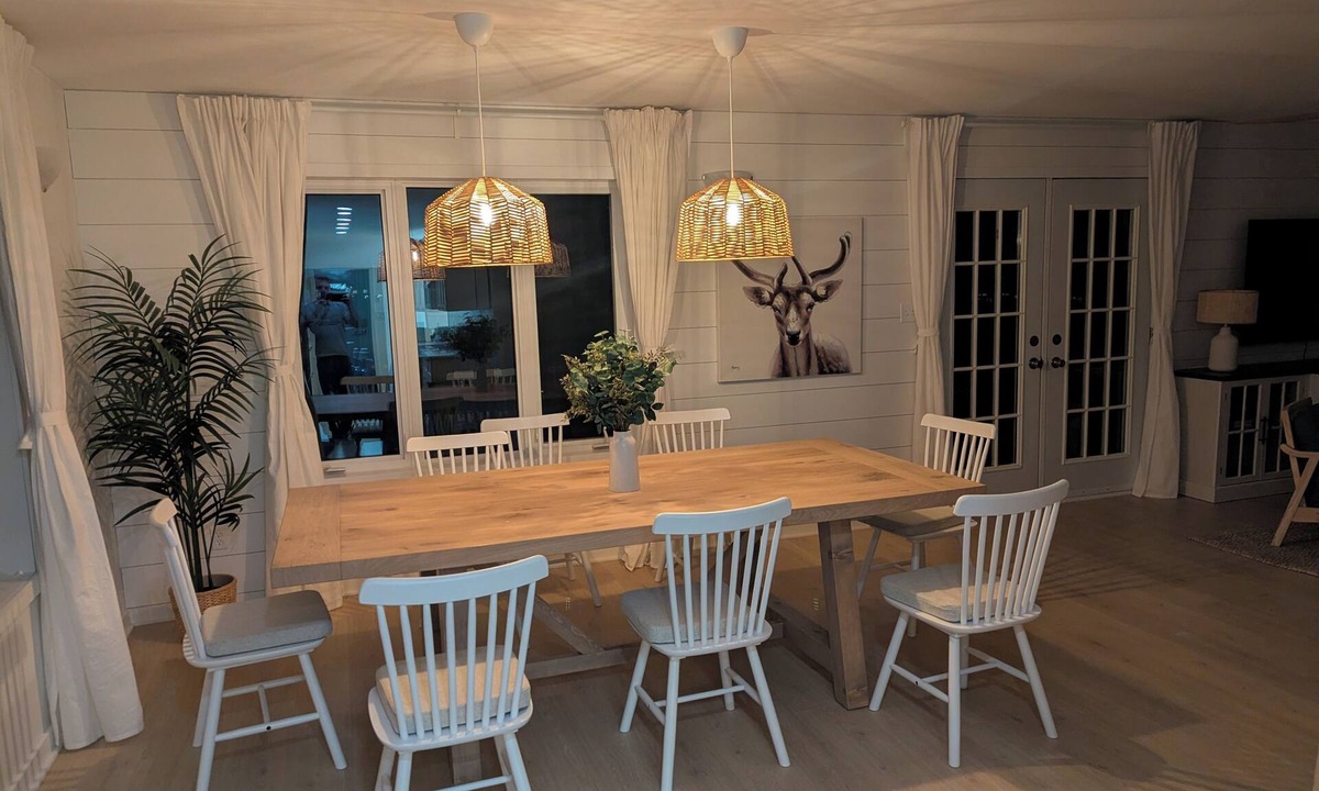 St. Andrews Cabin | Steps from the Shore, Modern Beachy Getaway