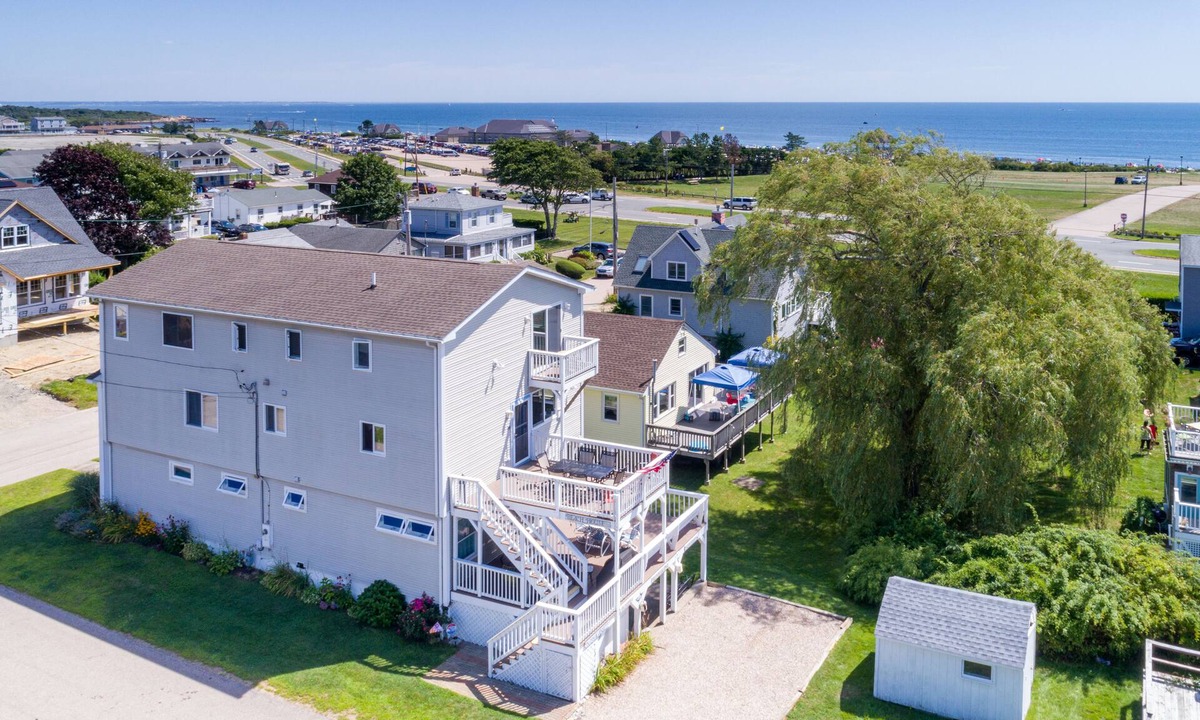 Narragansett House | Steps to Beach, Ocean Views, Sleeps 13