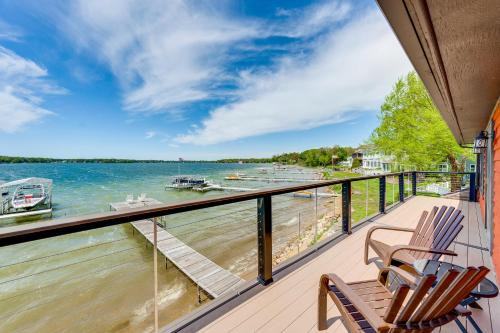 Powers Lake House | Steps to Powers Lake: Wisconsin Family Home