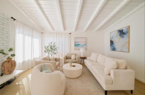 Sand Section House | Steps to Sand Cozy 3BR Partial Ocean Views