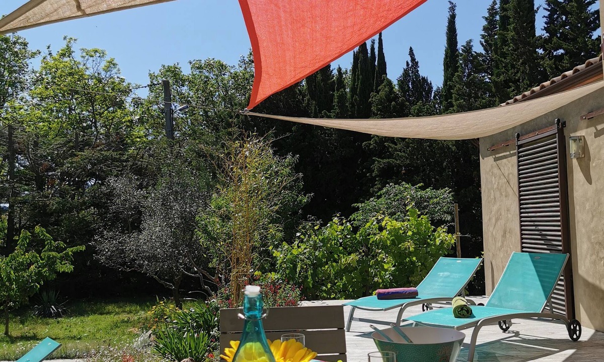 Saint-Andre-de-Roquelongue House | Stone house, private swimming pool, on a 3000m park, Gites de France 4 épis