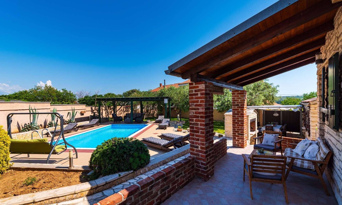 Posedarje Villa | Stone villa Tea with pool