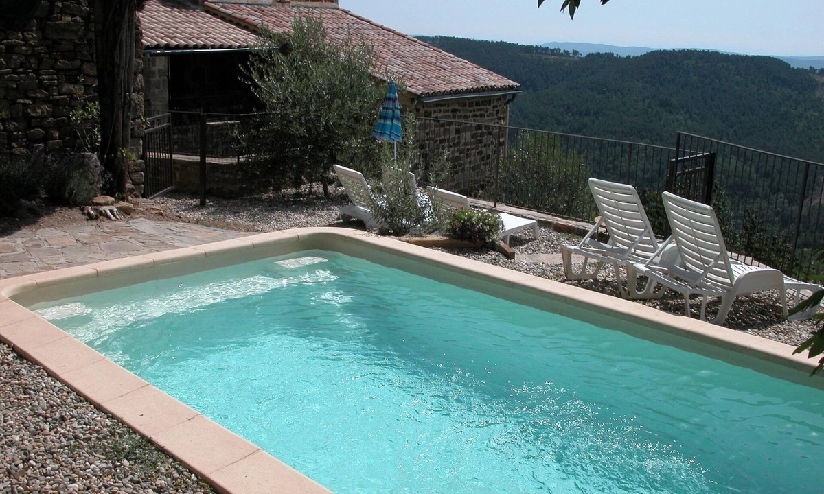 Chassiers House | Stone Villa with Panoramic Views