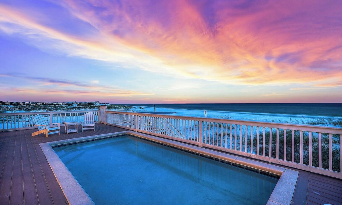 Gulf Trace House | Storks Nest - 30A Beachfront Home with Private Pool & Direct Beach Access