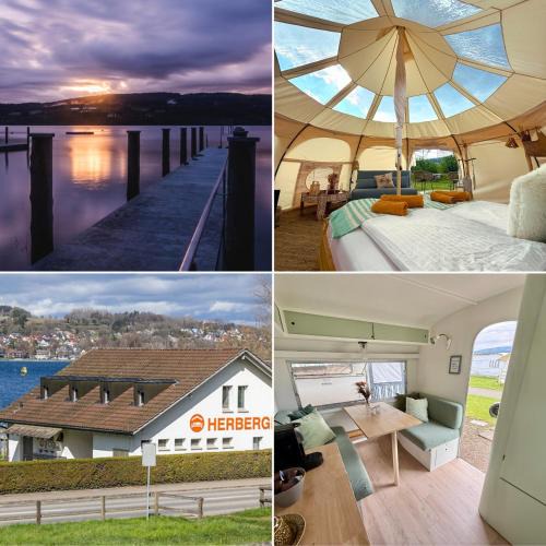 Steckborn Hostel | Strandbad Steckborn mit Herberge, Camping & Glamping