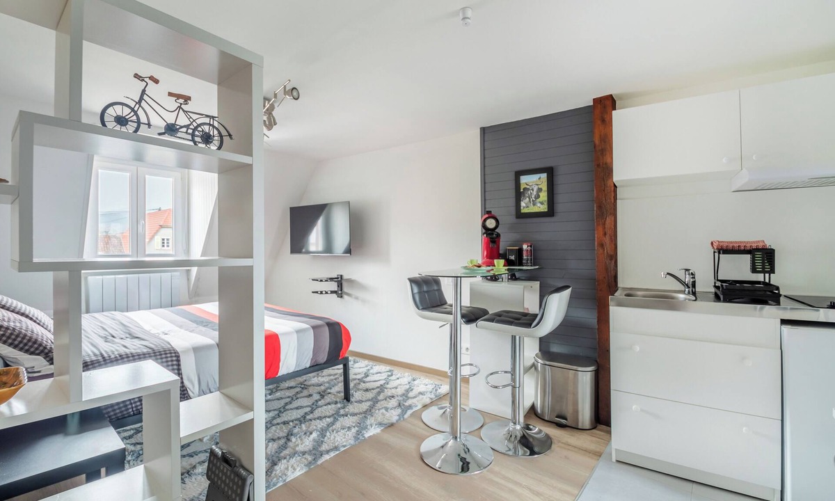 Munster Apartment | StuDio 11 | Vacation Rental ★ | View of the Vosges | Heart of Munster