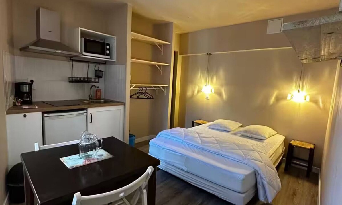 Aulus-les-Bains Apartment | Studio 3 " Aux volets bleus " Cosy studio at the foot of the Pyrenees