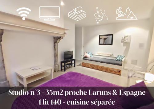 Laruns Apartment | Studio 3, Eaux-Chaudes proche Laruns et Espagne