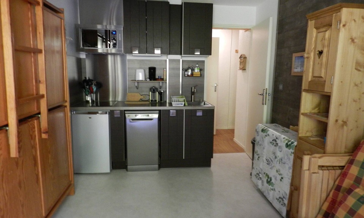 Le Pleynet Apartment | Studio 3 pers, slopes view, balcony, Le Pleynet