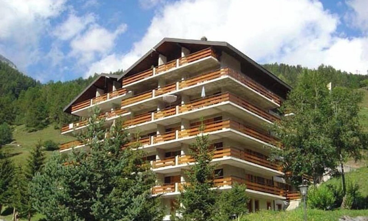 Grimentz Apartment | Studio apartment for 2-3 persons : Living room with 1 sofa-bed + 2 pull-down beds - kitchenette wit