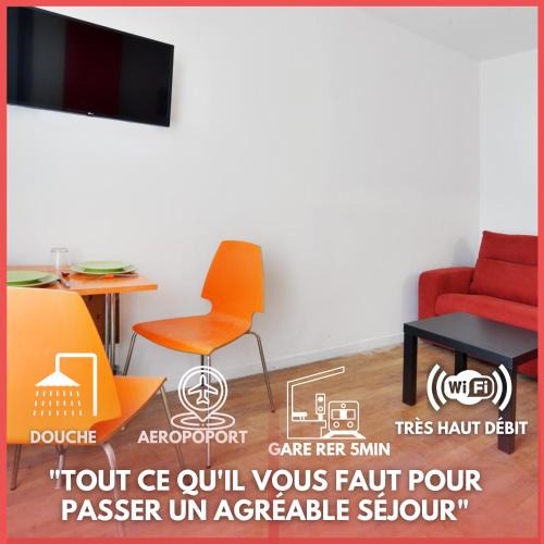 Juvisy-sur-Orge Apartment | Studio au calme proche Gare - 25' Paris centre