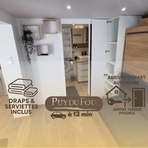 Les Herbiers Apartment | Studio aux portes du Puy duFou