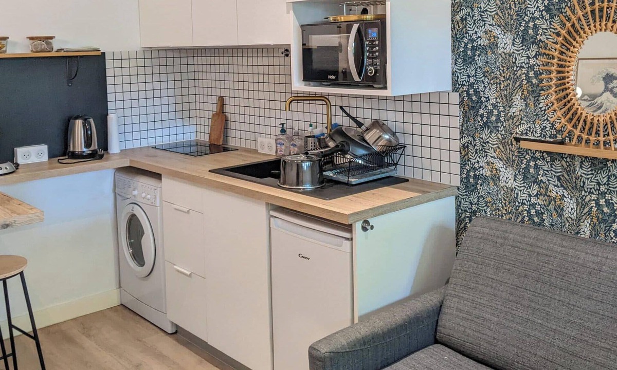 Anglet Apartment | Studio Biarritz, swimming pool, beach, golf, parking