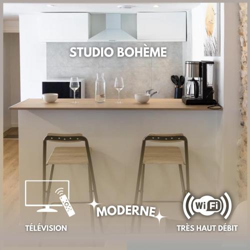 Montargis Apartment | Studio Bohème - Centre Ville