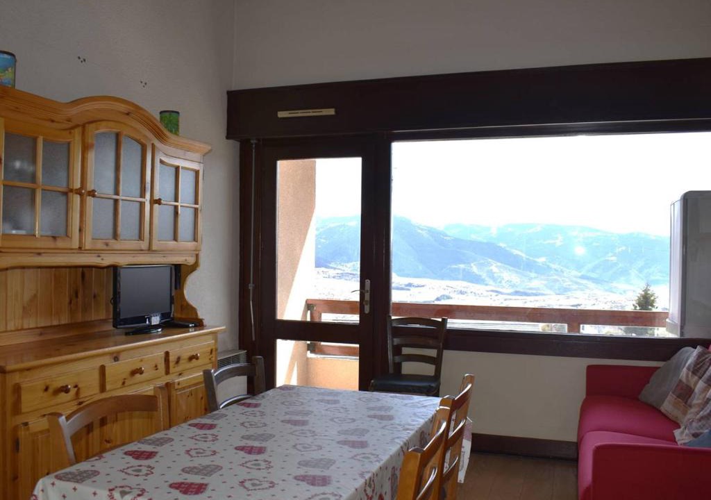 Font-Romeu-Odeillo-Via Apartment | Studio cabine mezzanine avec parking, vue Pyrénées - FR-1-580-26